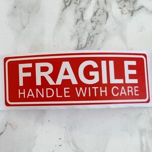 500 Thank fragile handle with care